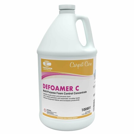 THEOCHEM DEFOAMER C - 4/1 GL CASE, Defoamer Carpet Cleaner, 4PK 100801-99990-7G